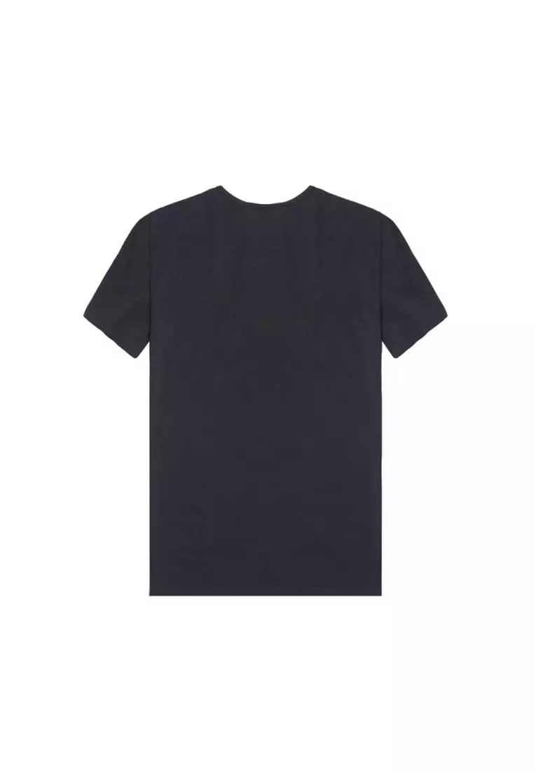 Men's T-Shirt 2-Pack Short Sleeve In Black AU101931A10011 A1008