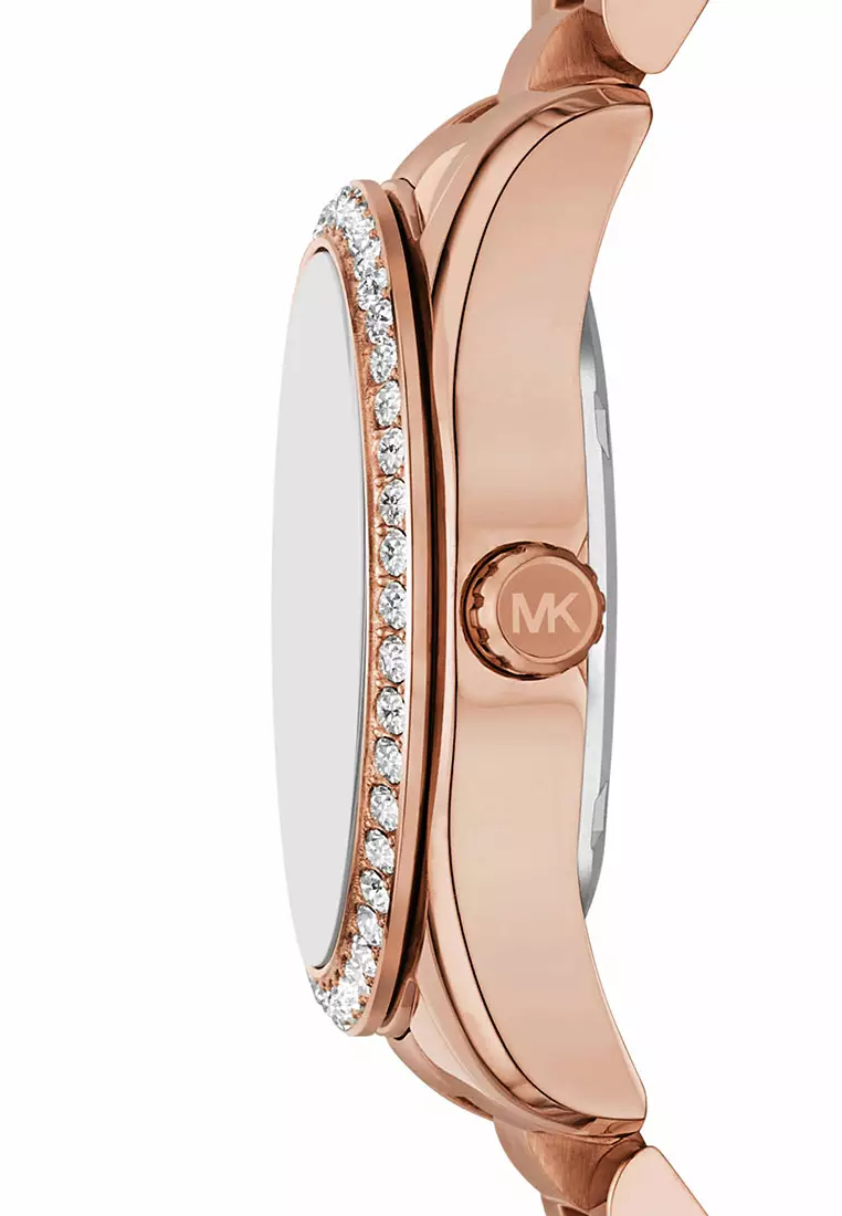 Lexington Rose Gold Stainless Steel Watch Mk4926
