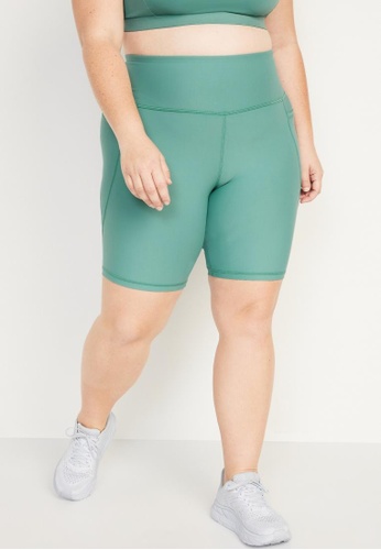 Old Navy Womens High-Waisted PowerSoft Side-Pocket Biker Shorts -- 8-inch  inseam | ZALORA Philippines