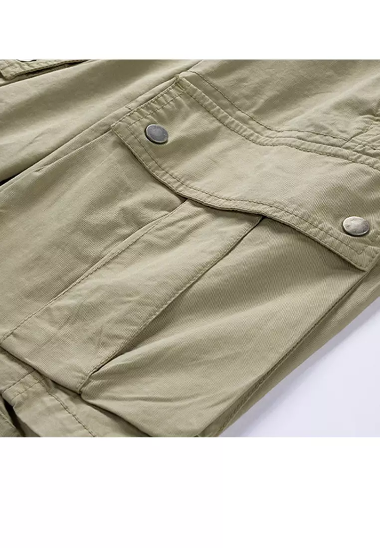 Multi Pockets Cotton Casual Shorts GJL079