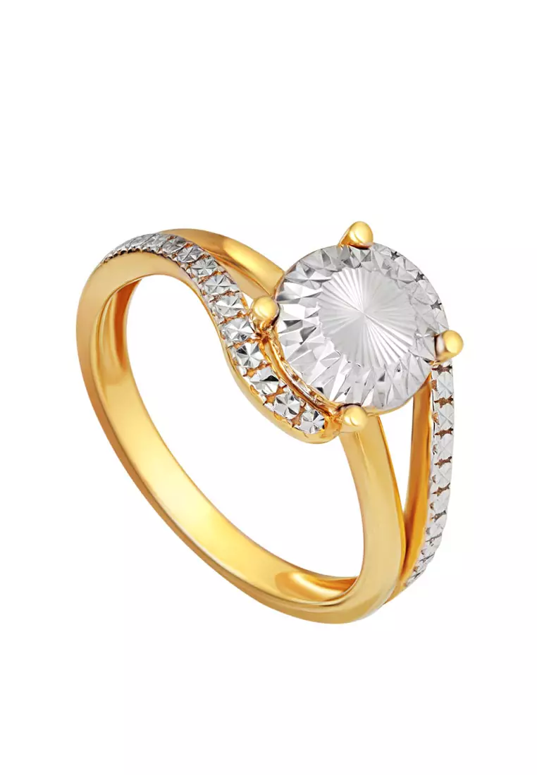 Gold ring cheap and diamond
