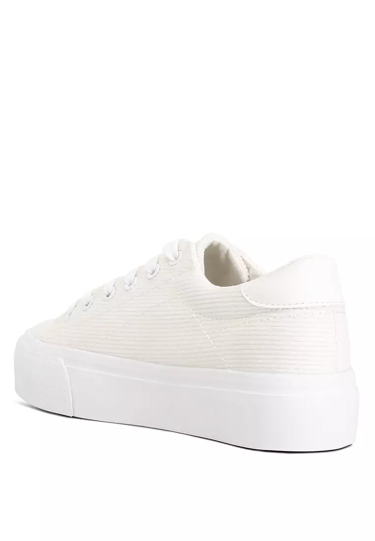 White deals flatform sneakers