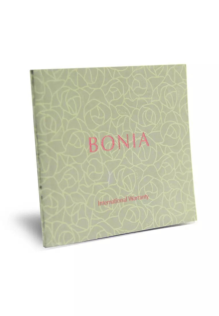 Bonia - Jam Tangan Wanita - Silver Rosegold - Stainless Steel Bracelet - BNR190-2653S