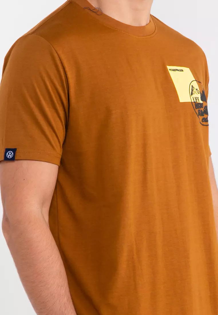 Men's Round Neck Graphic Tee