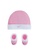 Nike pink Nike Unisex Newborn's Seasonal Hat & Bootie Set (0 - 6 Months) - Pink E99C6KAC1DCE72GS_1