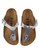 Birkenstock silver Gizeh Kids BF Electric Metallic Sandals 10B4DKSDE17E36GS_4