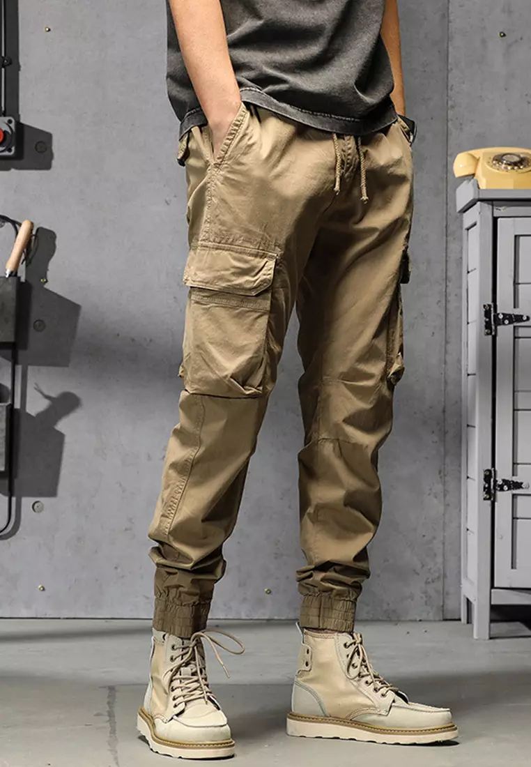 Sports Style Pockets Cargo Pants GJL659