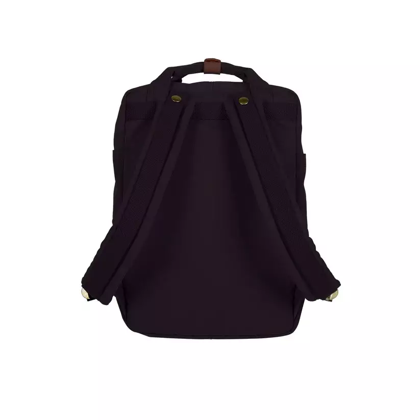 Doughnut Macaroon Crinkle Nylon Purple Tas Ransel Unisex D010-0071-F