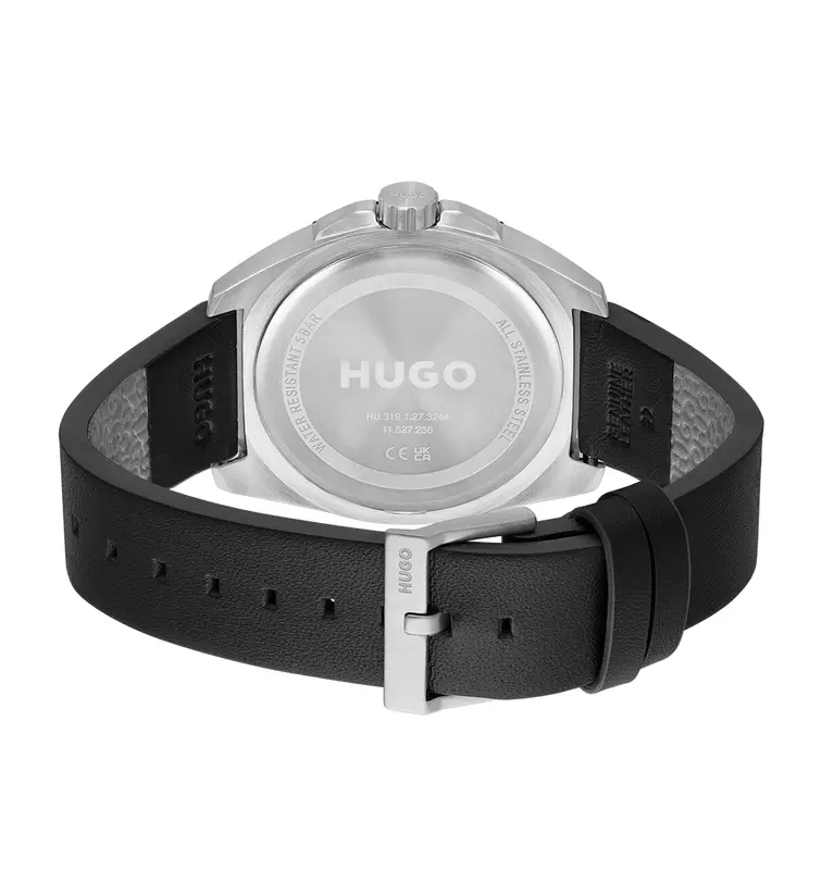 Hugo Boss Visit Casual Black Dial Silver SS