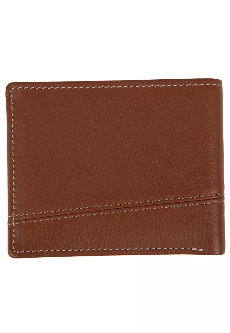 MLW SHIFTER STONE LEATHER WALLET TAN