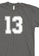 MRL Prints grey Number Shirt 13 T-Shirt Customized Jersey A59E4AAF19B635GS_2