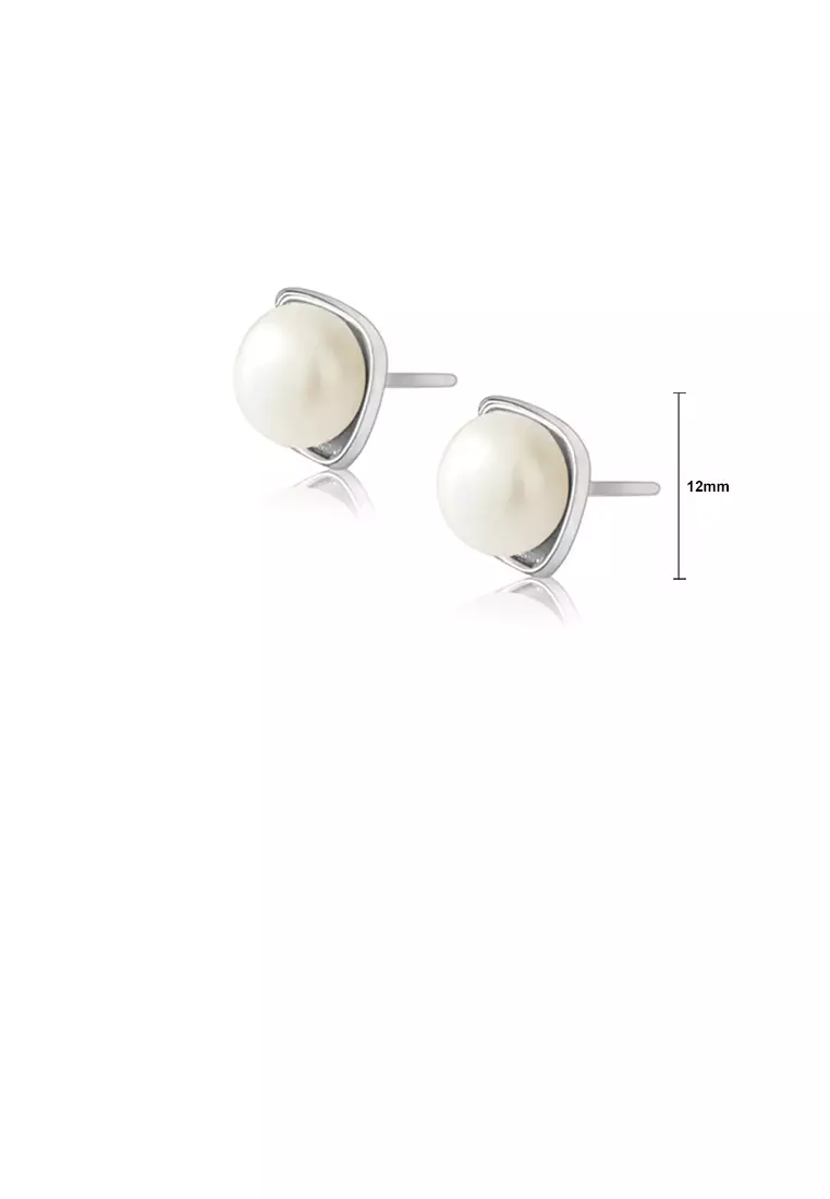 Cheap pearl stud earrings top