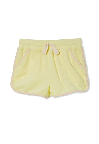 Cotton On Kids yellow Nina Knit Shorts 12014KA59A71C6GS_1