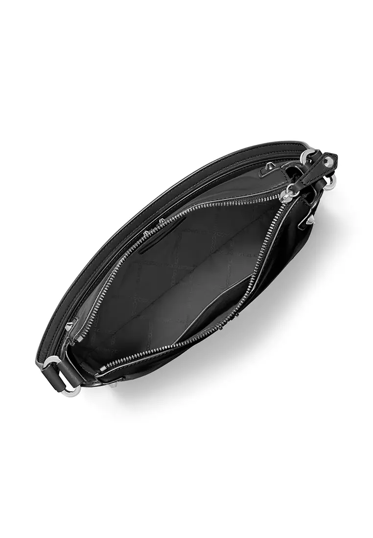 Astor Large Studded Leather Shoulder Bag