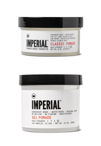 Buy Imperial Barber Imperial Barber Classic Pomade and Gel Pomade Set  Online on ZALORA Singapore
