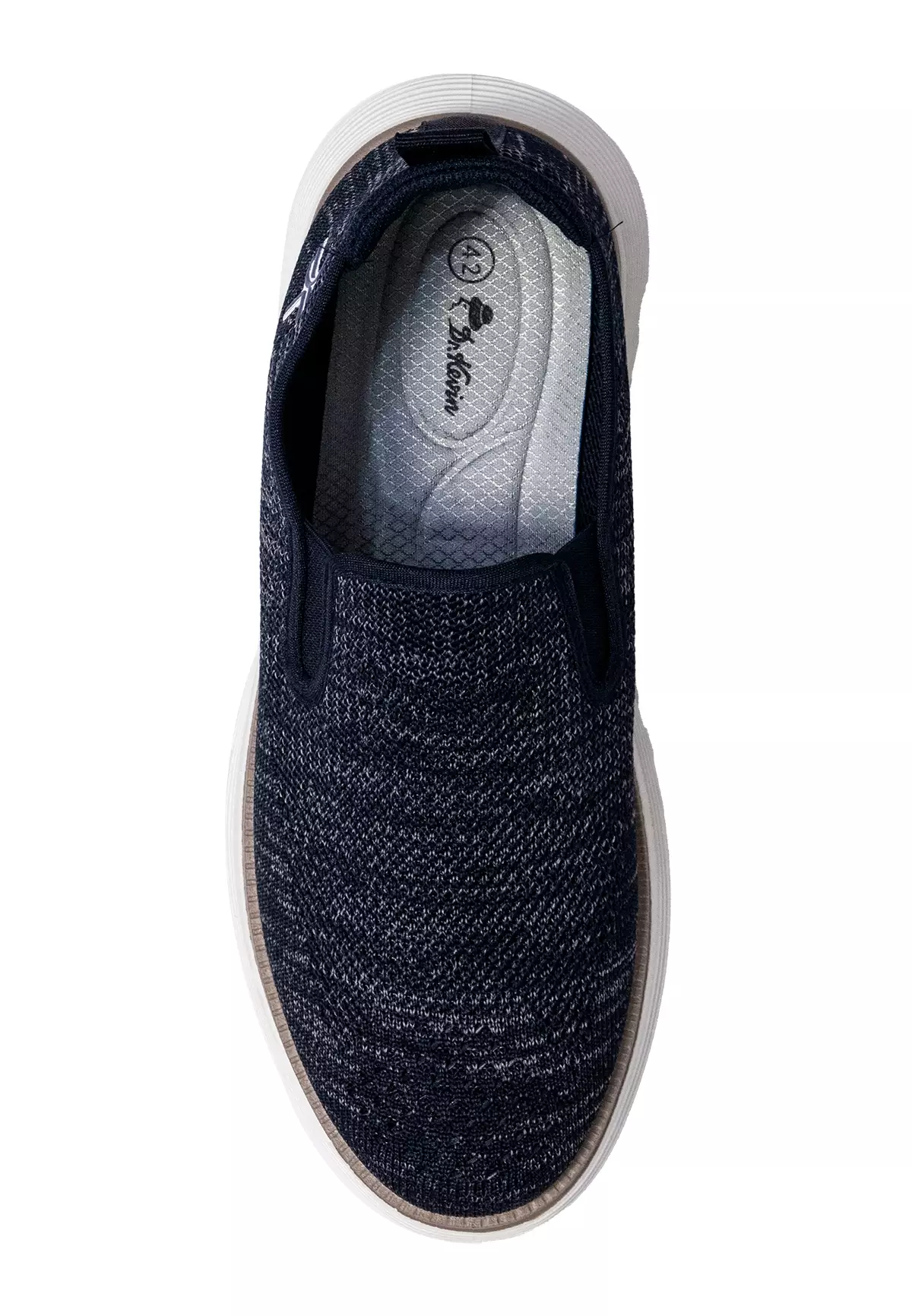 Dr. Kevin Sepatu Sport Pria Men Sneakers Sekolah Flyknit Slip On 889-081