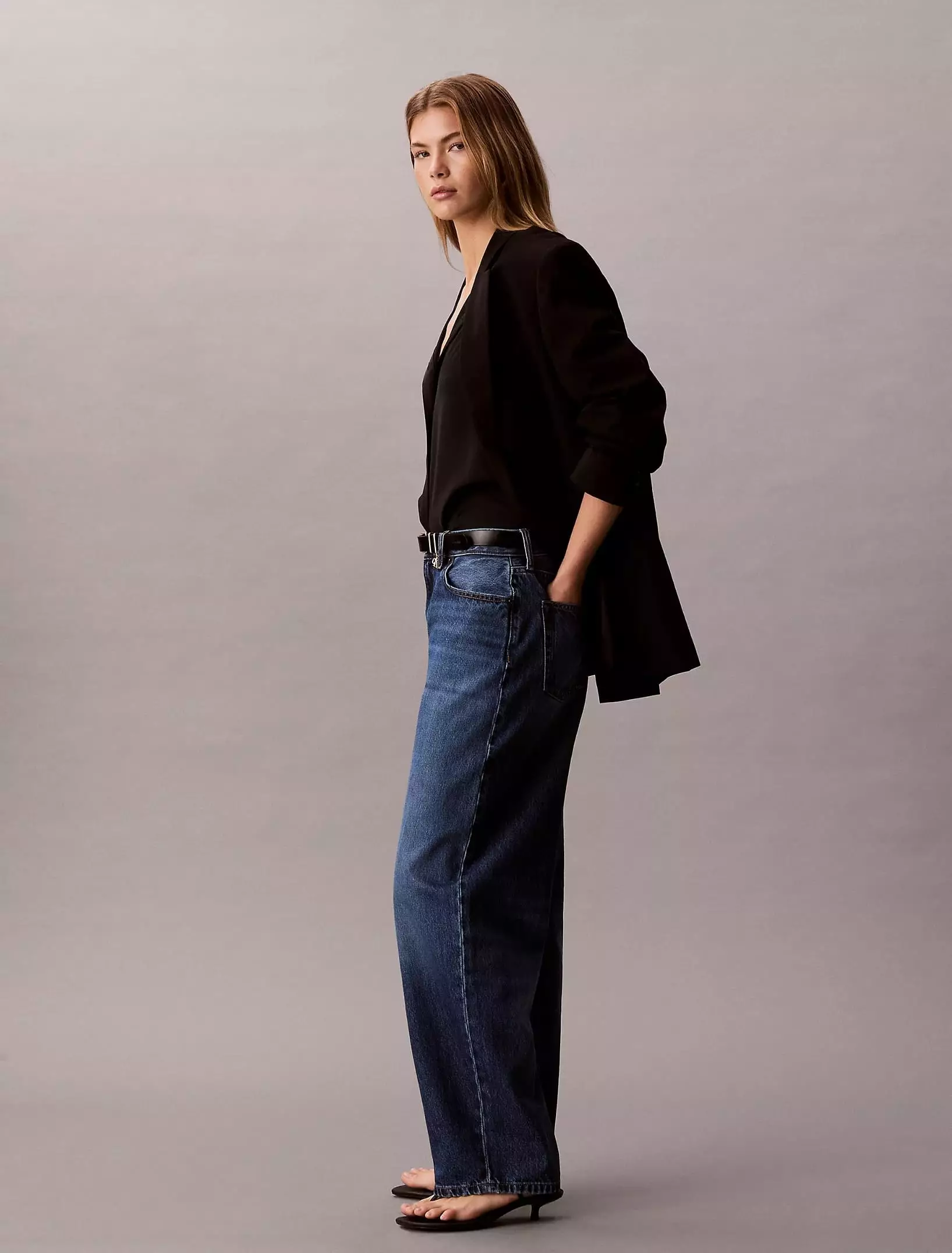Calvin Klein - RELAXED BARREL JEAN INDIGO JULIUS