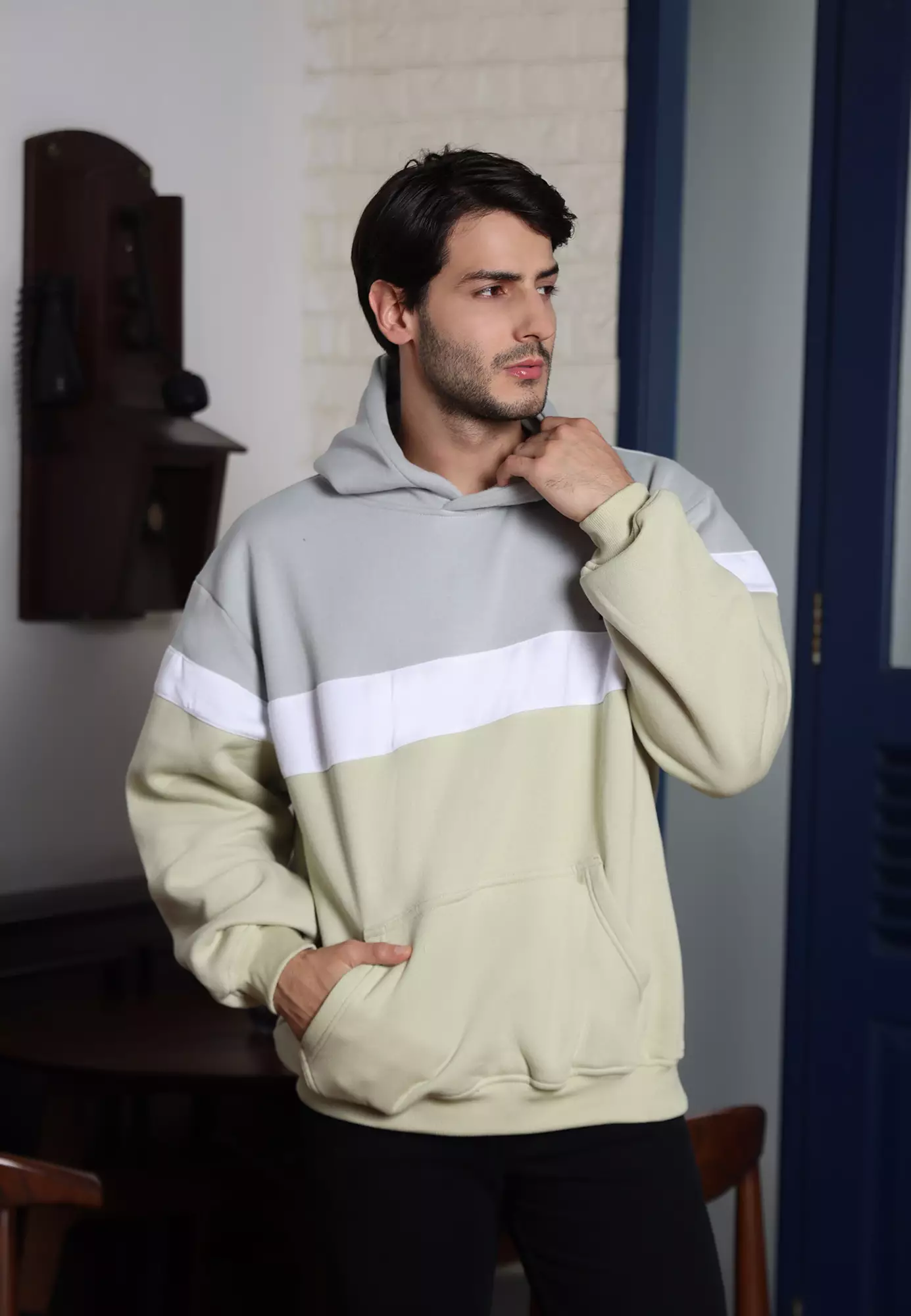 Ryusei Hoodie Boxy Yamakita CMB Light Green