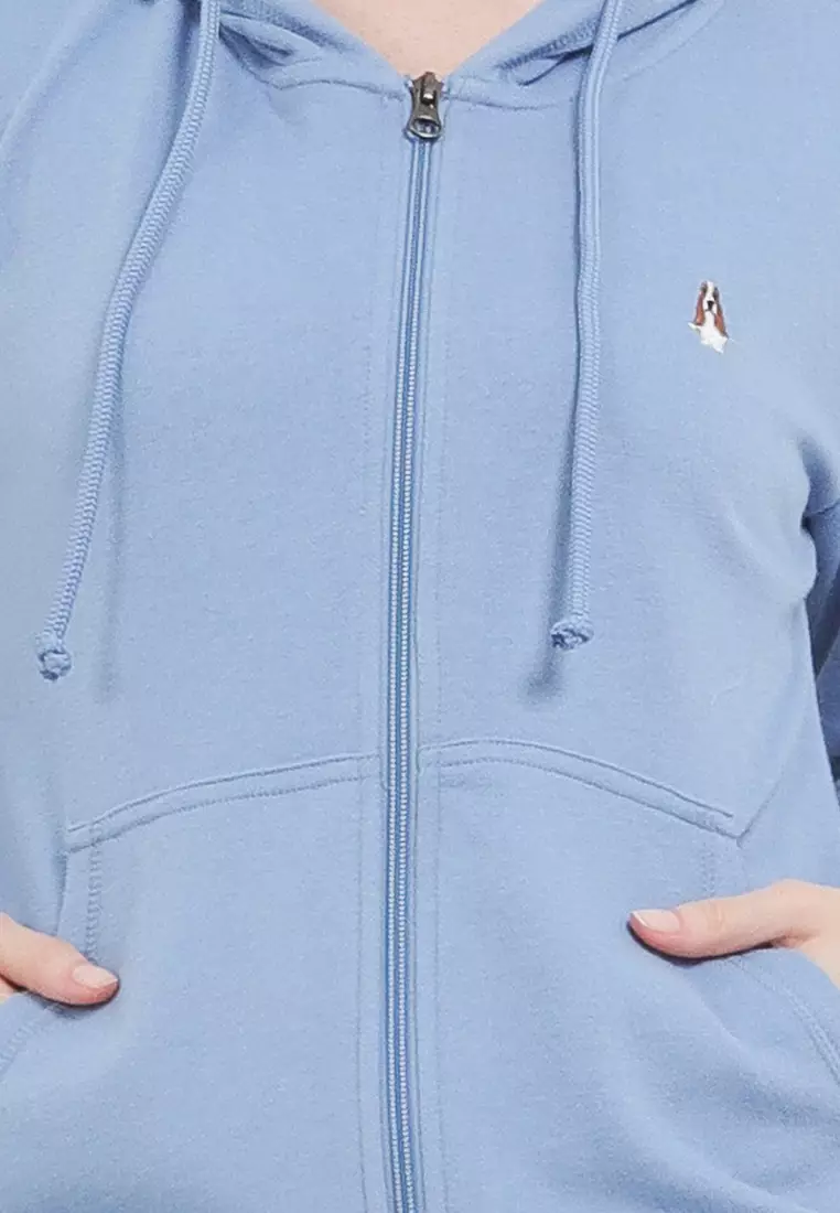 Kaina Hoodie Zipped Sweatshirt