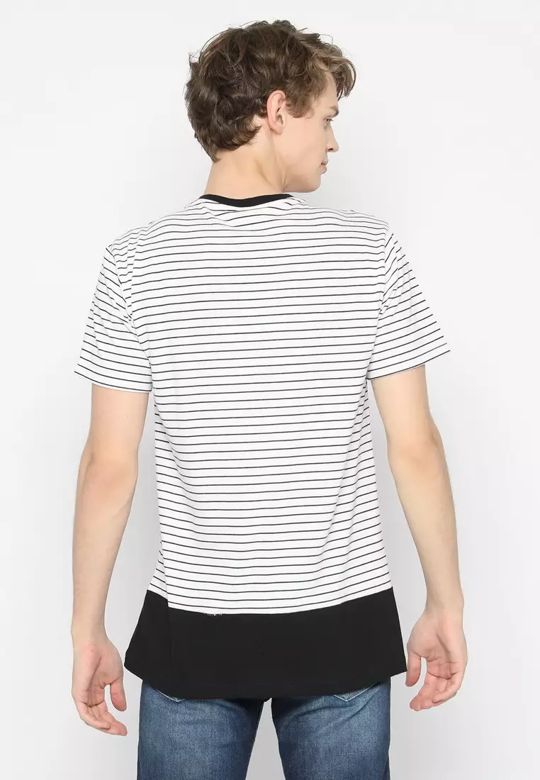 POLICE T-Shirt Salur Cotton Pria  207160601