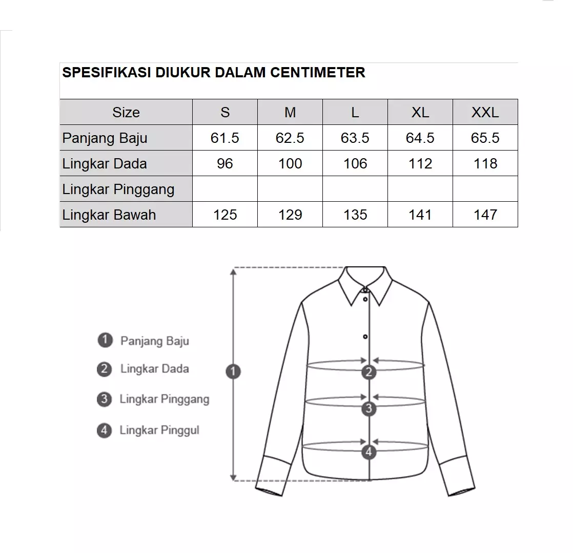 MINIMAL - Emika - Kemeja Lipit with belt - Beige
