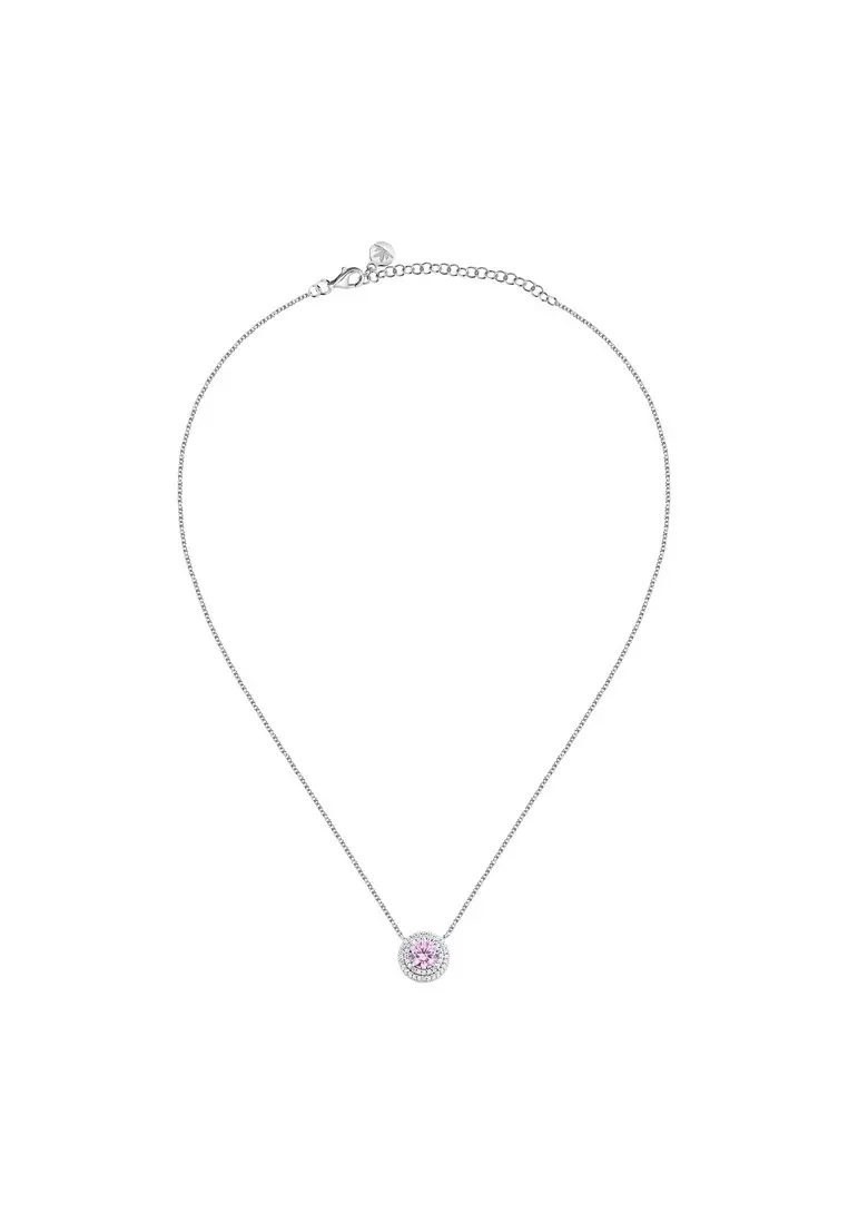 Morellato Tesori Eterni 40+5 cm Pink Women's Silver 925 Necklace SAIW270