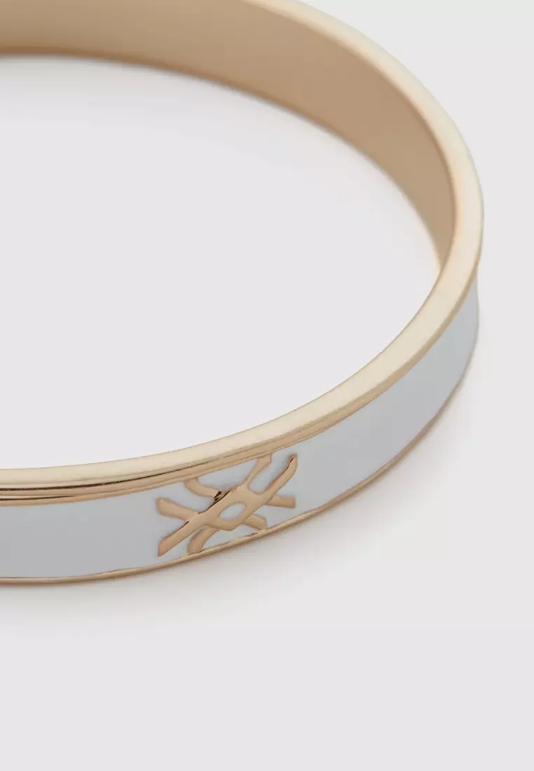 White bangles online best sale