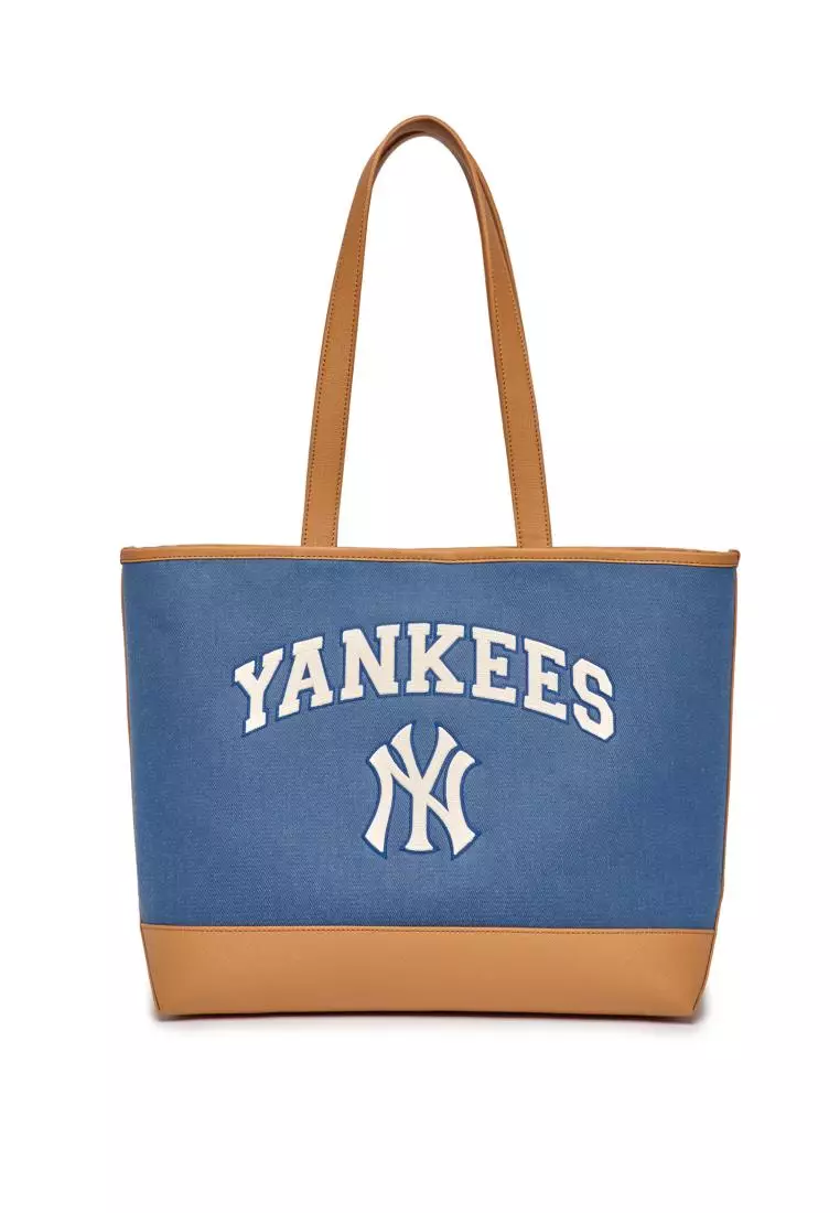 網上選購MLB BASIC LETTERING CANVAS L-TOTE BAG NEW YORK