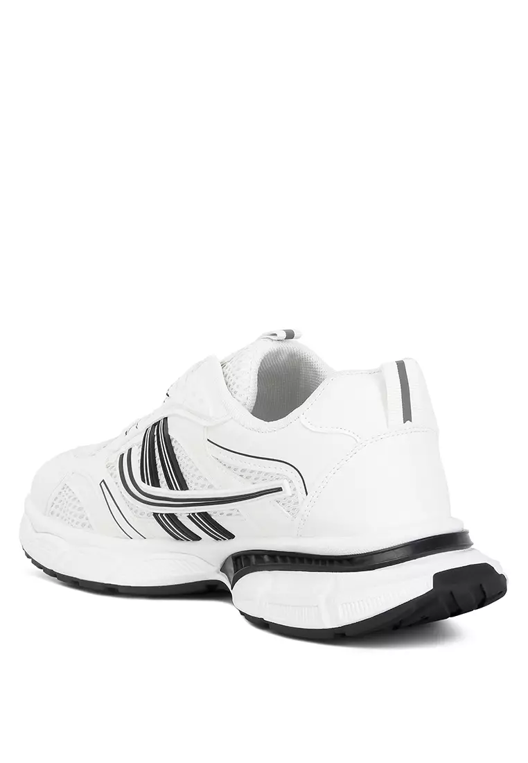 Men's Chunky Lace-Up Sneaker In White