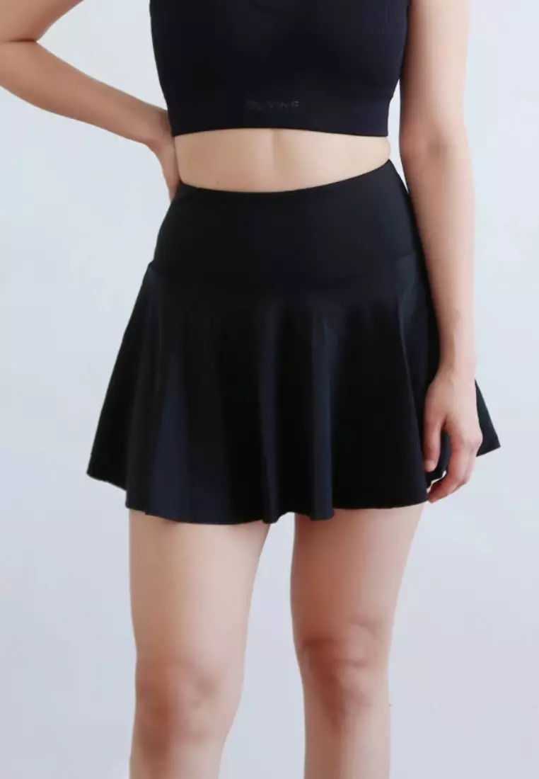 Raya Skirt – 2-in-1 High Waist Sports Skort with Built-in Shorts & Pocket for Tennis Badminton Gym & Everyday Wear