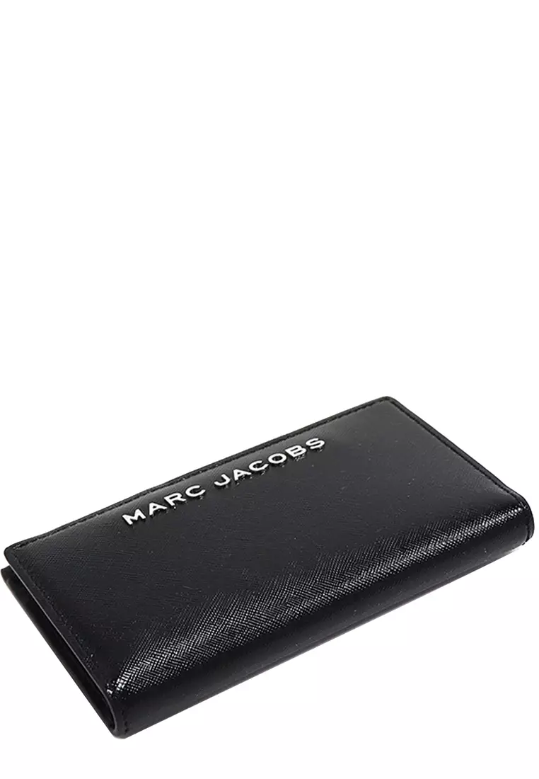 Buy Marc Jacobs Trademarc Medium Flat Wallet - Black