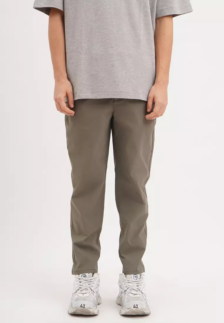 Slim Fit Staple Nylon Pants