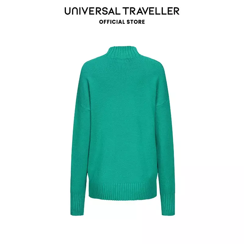 Universal Traveller Mock Neck Knitted Sweater KSW23123
