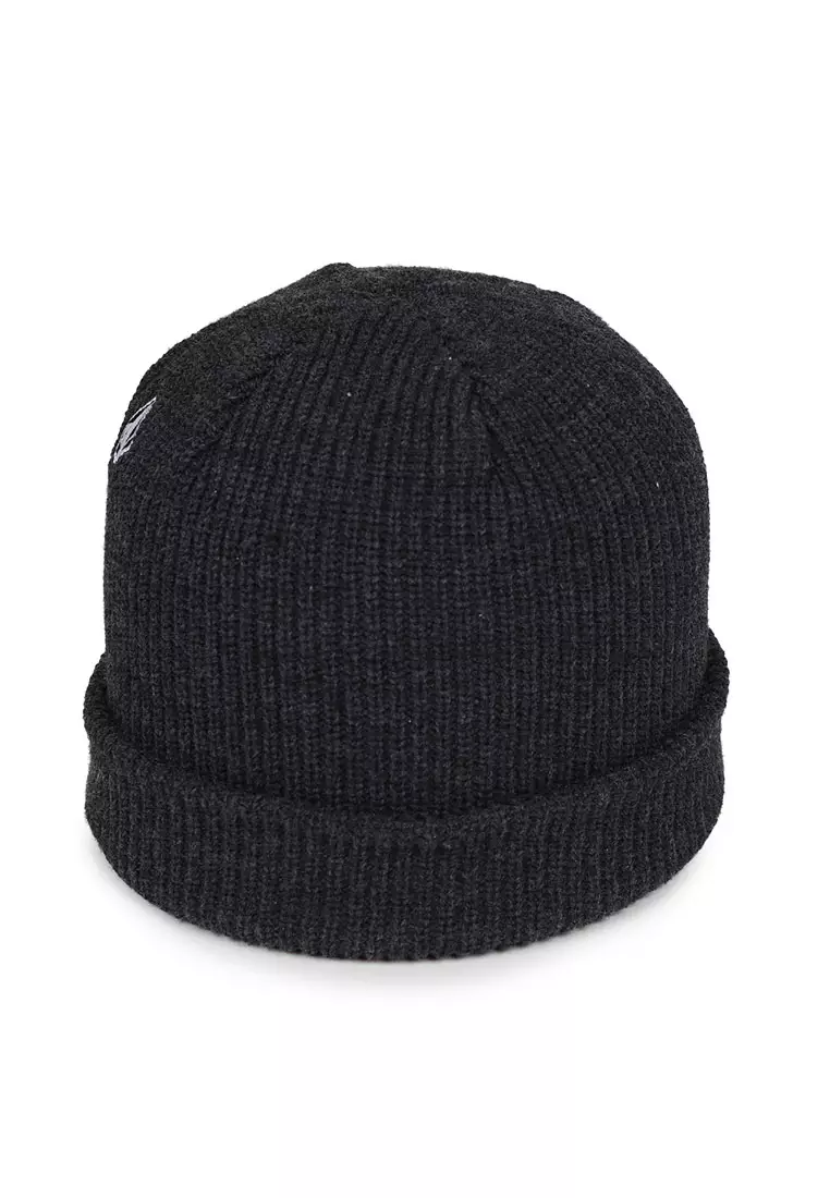 MBN FULL STONE BEANIE CHARCOAL HEATHER