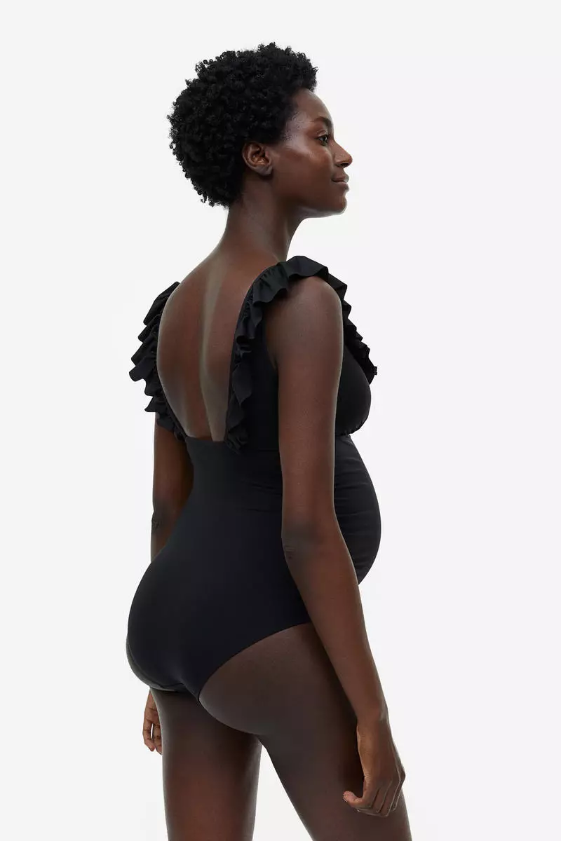 Buy H M MAMA Frill trimmed swimsuit 2024 Online ZALORA Philippines