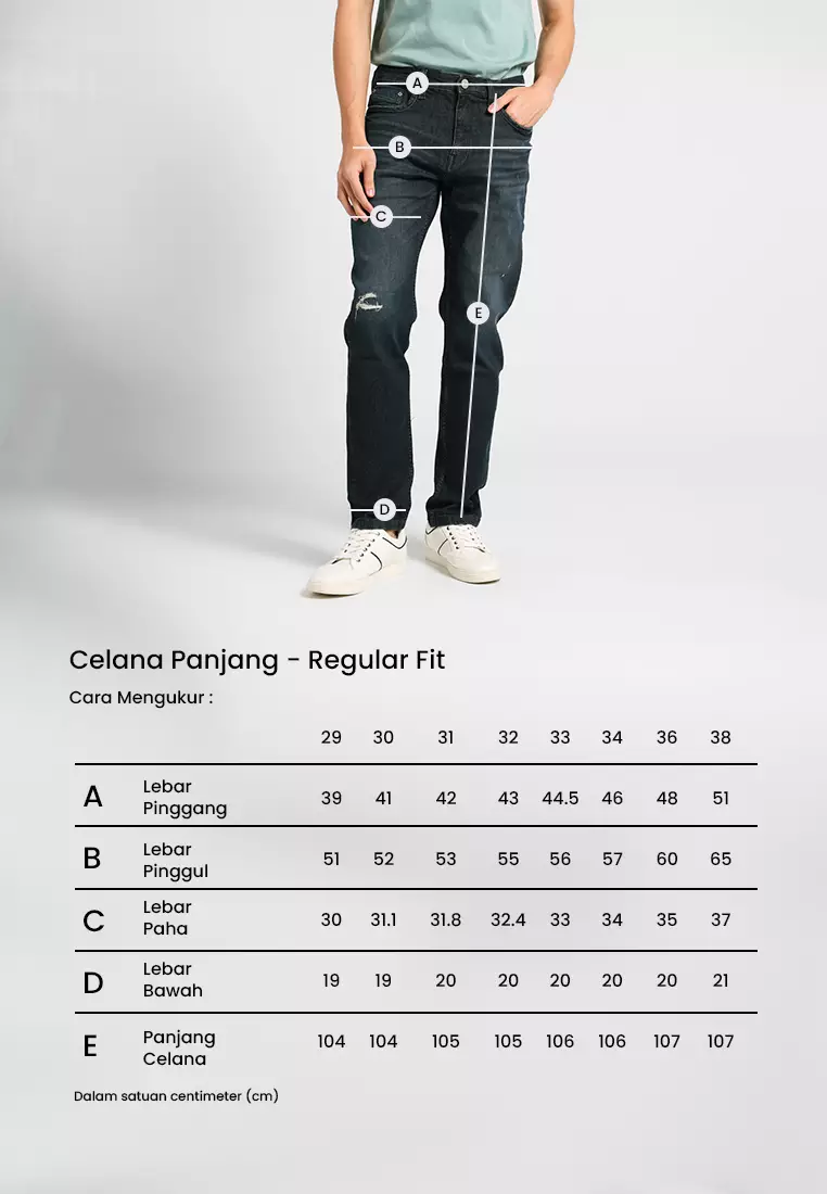 MANZONE - Celana Denim Panjang Pria Owen Slim Fit - Dark Blue Warna Blue_Dark