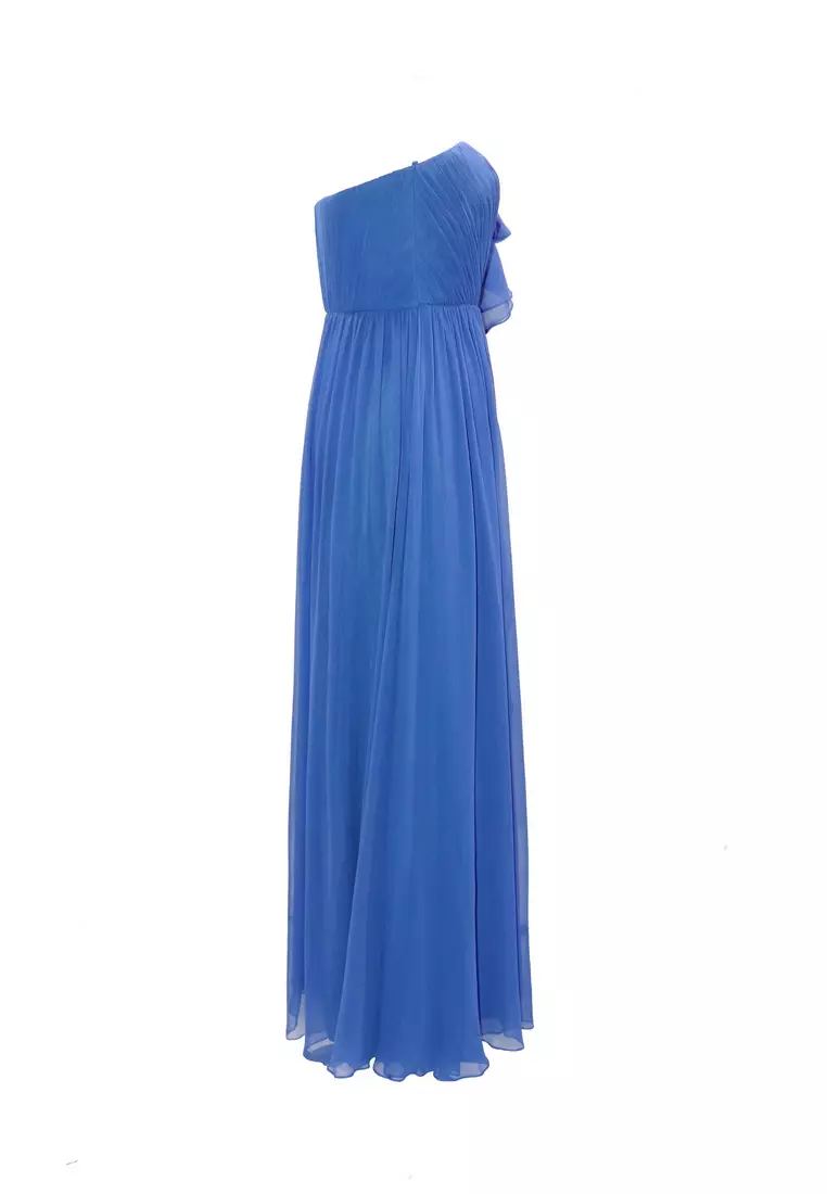 Romantic Effortless Silk Chiffon Evening Dress