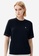 FILA navy Online Exclusive Women's Embroidered F-box Logo T-shirt 0EF4EAA2033140GS_1