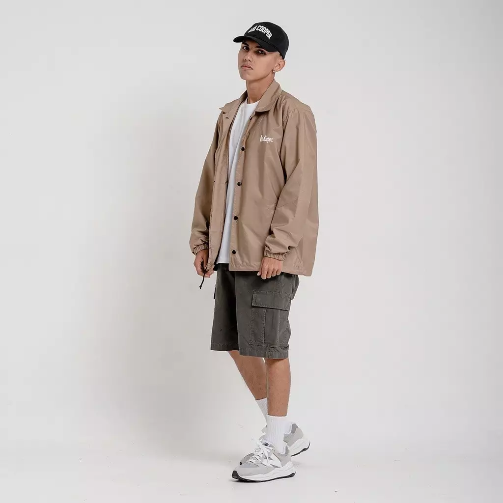 Jual Lee Cooper Lee Cooper Coach Jacket Logotype Khaki