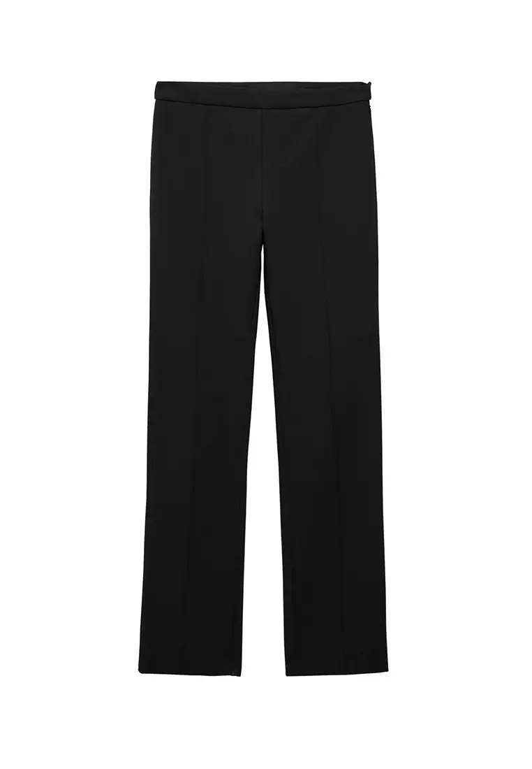 Buy Mango Seam-Detail Straight-Fit Trousers 2024 Online | ZALORA