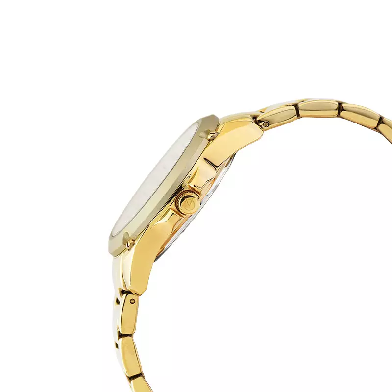 Jam Tangan Wanita Alexandre Christie Passion AC 8667 BF BGPIV Ladies Gold Dial Gold Stainless Steel Strap