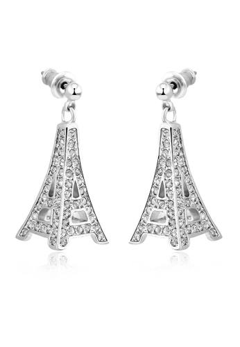 Urban Outlier silver Eiffel Tower Earrings OU821AC24DNNMY_1