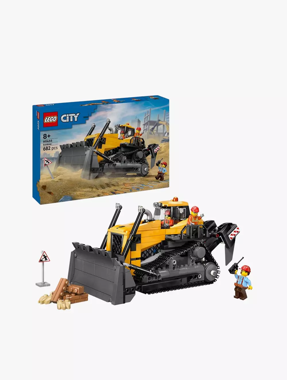 LEGO® City Big Vehicles Yellow Bulldozer - 60466