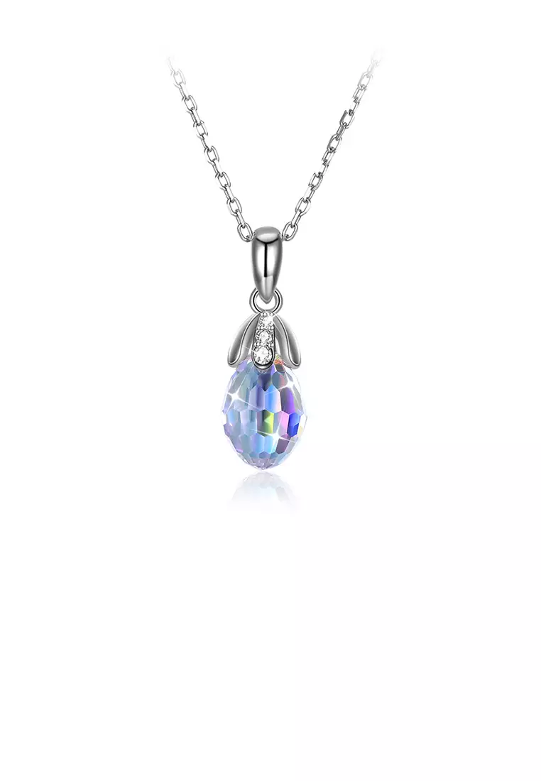 Buy Glamorousky 925 Sterling Silver Simple Elegant Water Drop