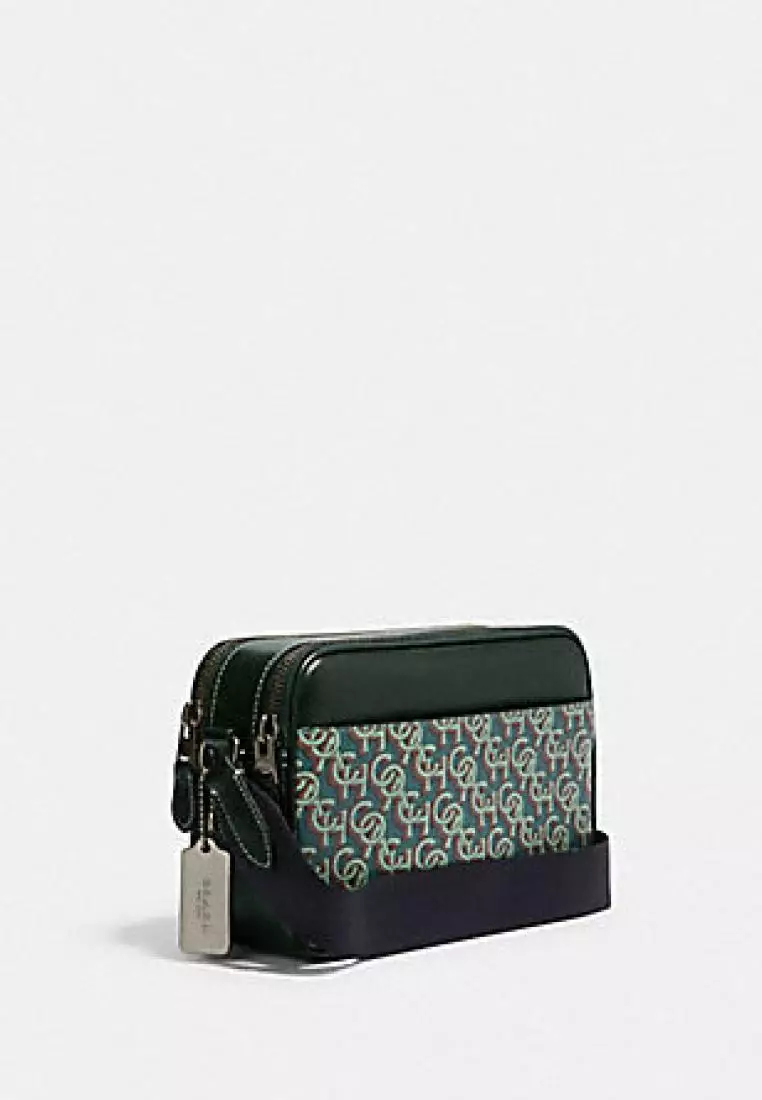 Coach Graham Crossbody With Coach Monogram Print Amazon Green