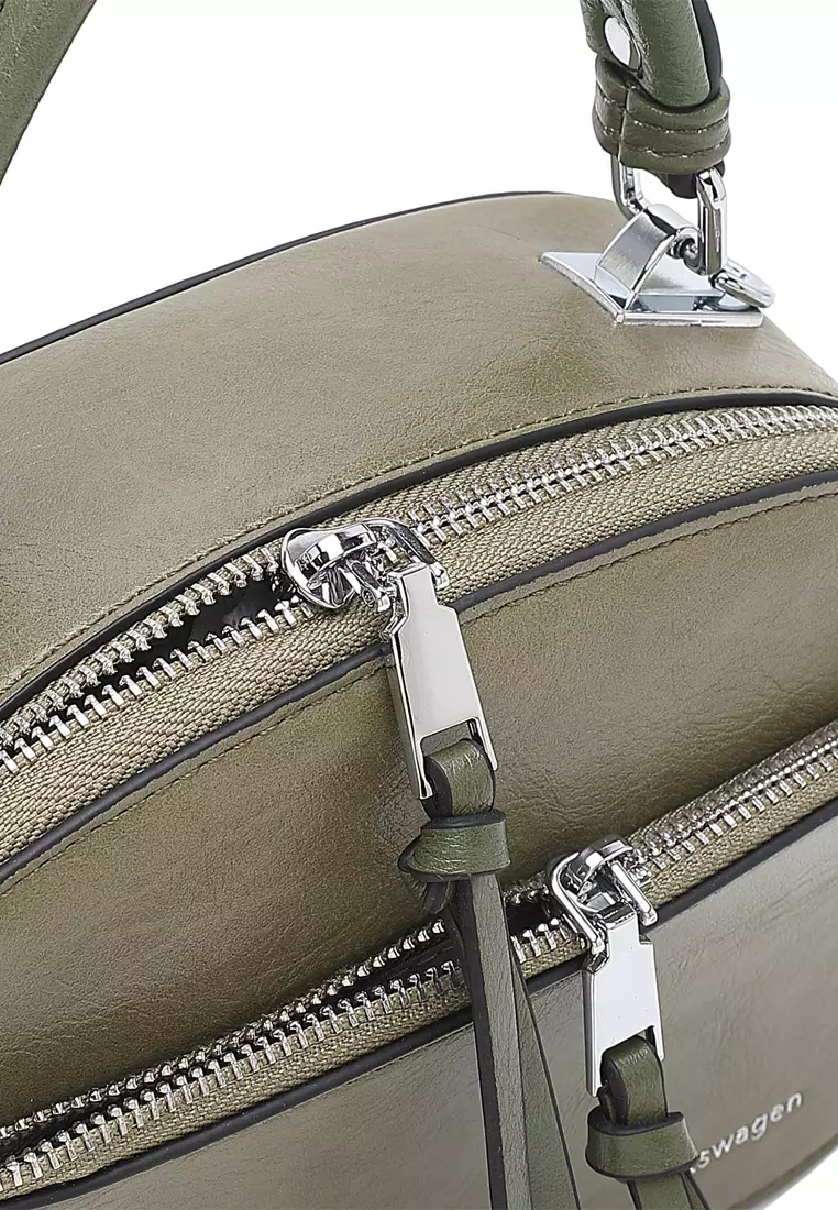 Top Handle Bag / Sling Bag / Shoulder Bag(Tas Tangan / Tas Selempang / Tas Bahu Wanita) - Hijau