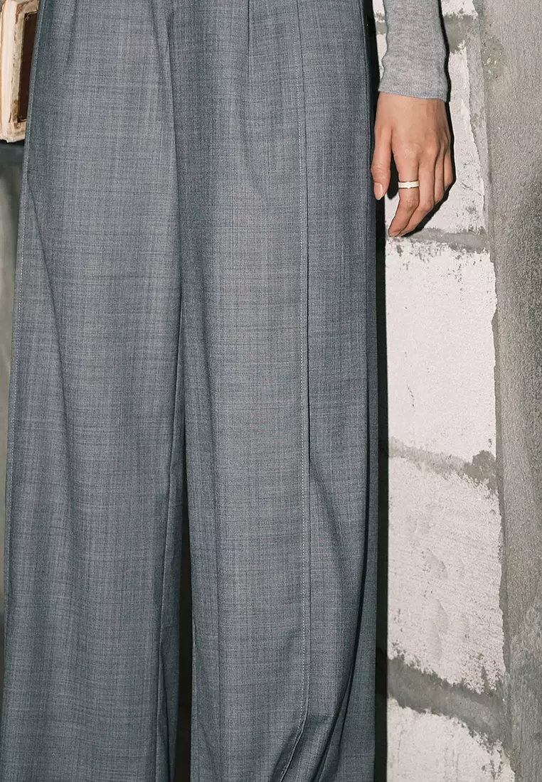 2025 new style minimalist style trousers suit K091611GY