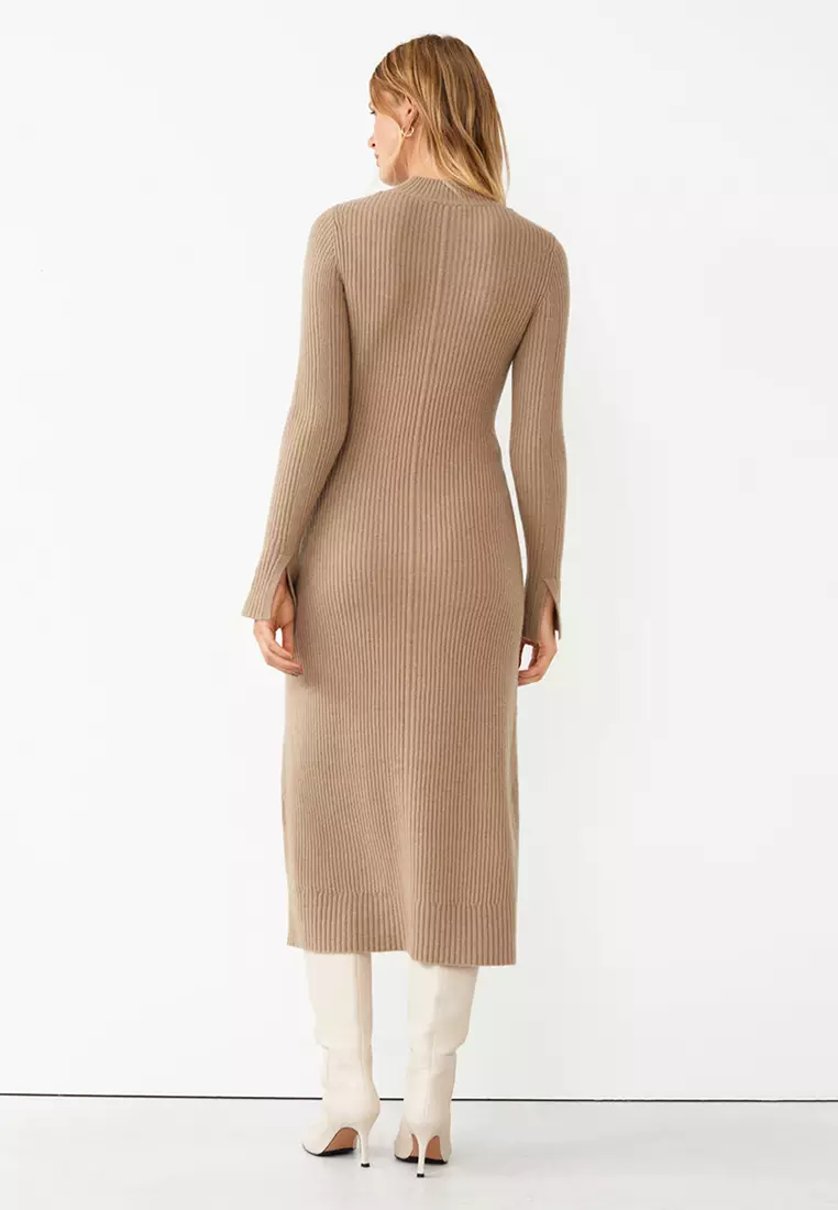 A line discount knit dress