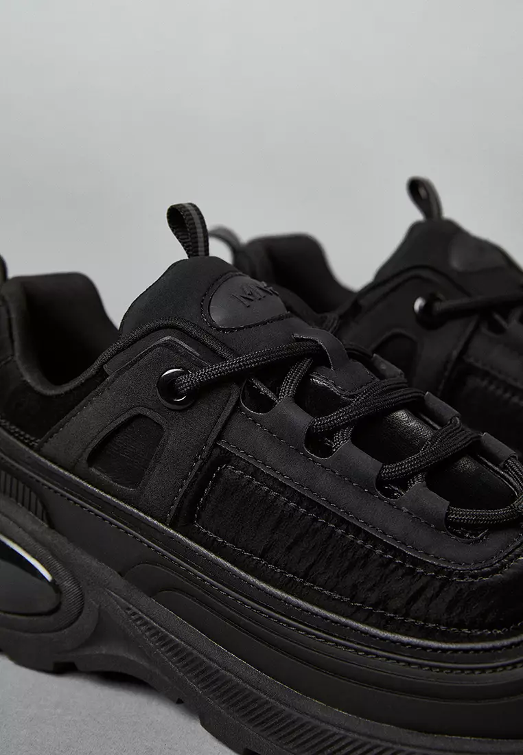 Mango platform lace up hot sale sneakers