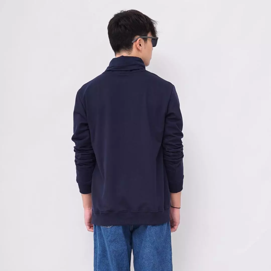 Ryusei Sweater Turtleneck Nandito Sei Navy